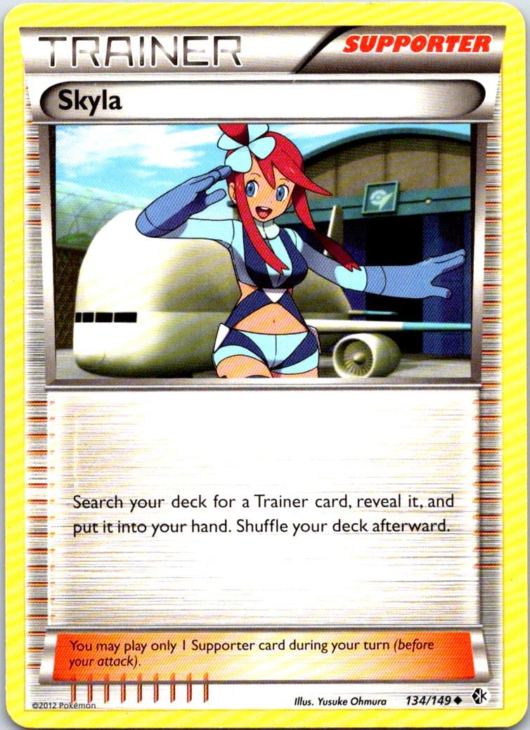 Skyla 134/149 Uncommon Boundaries Crossed Pokemon MP