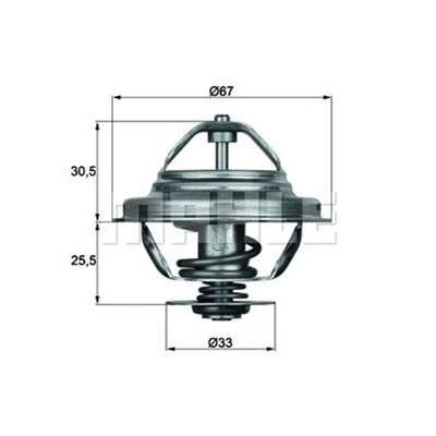 Behr Thermostat Avec Joint Pour BMW Série 3 5 6 7 Z1 - Photo 1/4