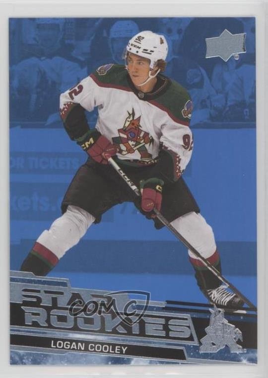 2023-24 Upper Deck Star Rookies Box Set Blue Logan Cooley #3 RC 9hx