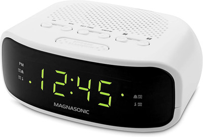 Digital AM/FM Clock Radio with Battery Backup, Dual Alarm, Sleep & Snooze Functi