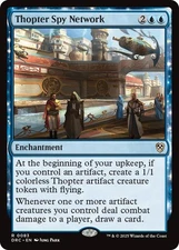 Thopter Spy Network 0083 MTG Commander: Aetherdrift Rare NP