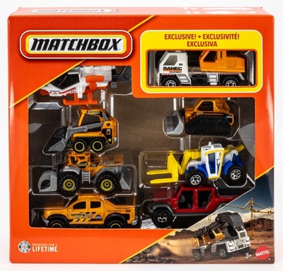 2026 Matchbox 8-Pack | Exclusive MBXcavator WHITE | RANEC EQUIPMENT | FSB