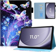 Case for Samsung Galaxy Tab A11 Plus 2026, PU Leather Smart Hard Case, Folding