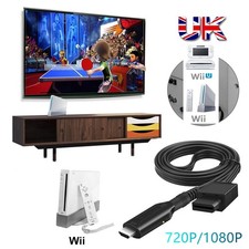 WII to HDMI Cable Converter Full HD 1080P WII to HDMI Wii 2 HDMI Converter -UK.