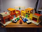 Vintage 1973 FISHER PRICE Little People Play Family Village Main Street Town