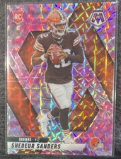 Panini Mosaic 2025 Shedeur Sanders #302 Rookie Prizm Cleveland Browns NFL