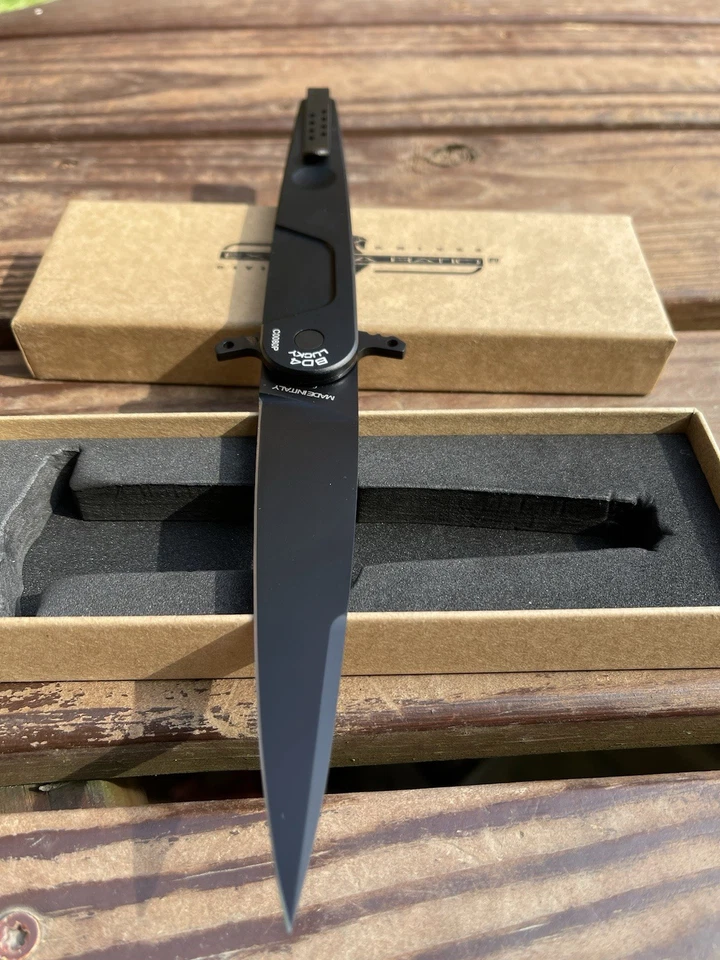 Cuchillo de bolsillo Extrema Ratio BD4 Lucky Stiletto Dagger bruñido N690 Foto 4 de 4