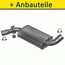 Mittelschalldämpfer mit Montagesatz für VW GOLF II JETTA 1.8 1984-1991