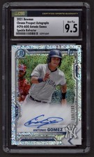 2021 Antonio Gomez Bowman Chrome Speckle Refractor Auto /299 CSG 9.5/10 G1094