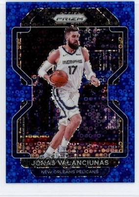 2021-22 Panini Prizm Fast Break Blue Prizm /150 Jonas Valanciunas #62 6j0