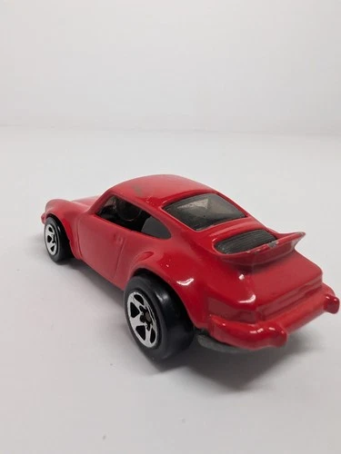Vintage Hot Wheels Porsche 911 Turbo Red Malaysia Diecast Car 1974 Base 08 Real