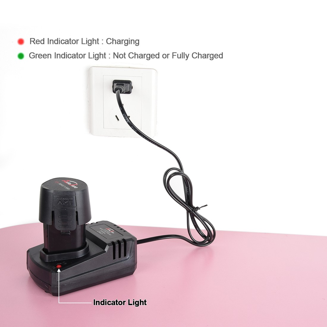 12V Autojare Battery of 3/8" Cordless Ratchet Right Angle Wrench Li-Ion 1.5Ah