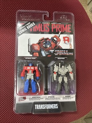 Transformers Includes 2 English Comic Books Figure Optimus Prime & Megatron