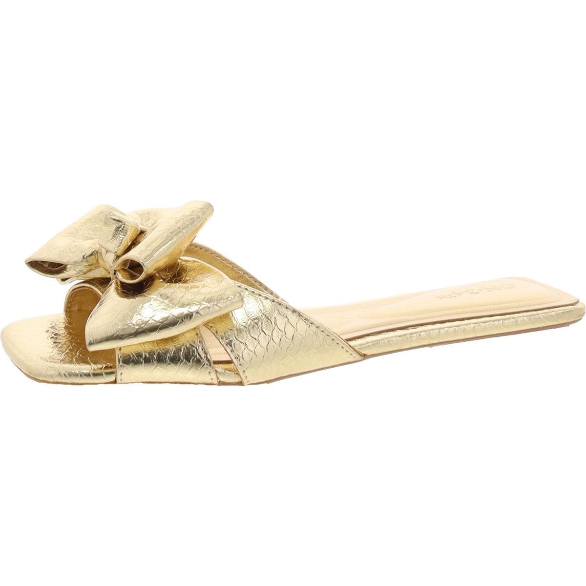 Женские босоножки на плоской подошве с золотым бантом JAZMINN 34-го размера 55 Medium BM BHFO 3776 4090₽