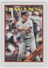 1988 O-Pee-Chee Blank Back Tom Brunansky #375 0c4