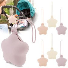 6 Pack Silicone Pacifier Holder Case, Safe and Soft Material, Pacifier Pouch ...
