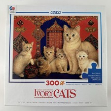 Catkin and Her Kittens Oversized Pieces Jigsaw Puzzle 300 Pieces Cat Kitten NEW