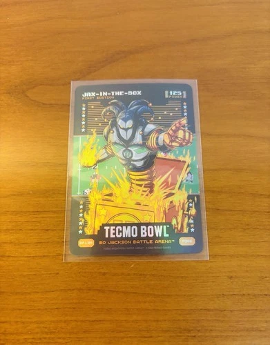 2026 Bo Jackson Battle Arena Tecmo Jax-In-The-Box Fire Battlefoil 125 Power
