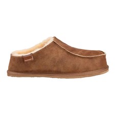 Mens Slippers Shepherd Of Sweden Richard Antique Cognac Warm Sheepskin Lined 