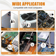 23 Sizes M.2 Computer Screws Motherboard Standoffs Laptop Screws for Motherbo...