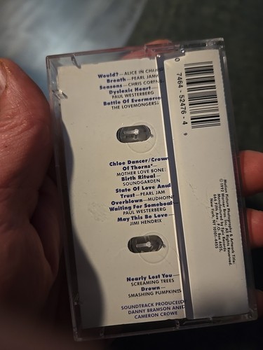 Singles Original Movie Soundtrack 1992 Epic Pearl Jam Smashing Pumpkins Grunge - Picture 3 of 4