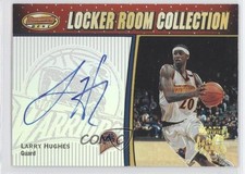 2000-01 Bowman's Best Rookie Locker Room Collection Larry Hughes #LRCA9 Auto 0a1