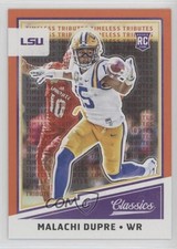 2017 Panini Classics Rookies Timeless Tributes Orange 12/25 Malachi Dupre fm0