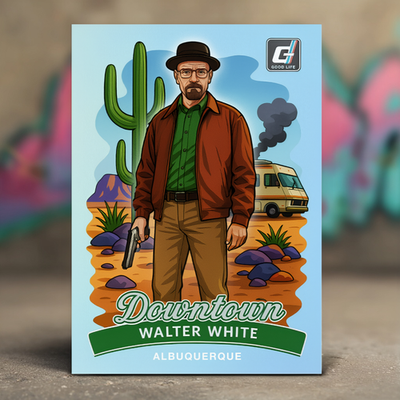 #ad #ad Walter White Breaking Bad Custom Optic Style Downtown Rare Limited Edition Card $19.99