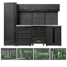 Carrello Portautensili Pieno 172 PZ Mobile Parete 18PZ Officina Portattrezzi JBM