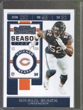 2019 Panini Contenders - Khalil Mack #71 - Chicago Bears