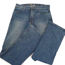 Wrangler Slim Boot Jeans W34 L38 77MWZRW River Wash Blue Classic Cowboy Y2K