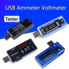 USB Voltmeter Ammeter Current Voltage Tester LCD Digital Display