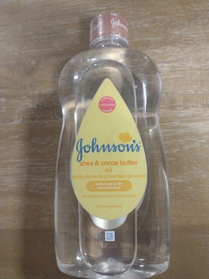 Johnson's Baby Oil, Mineral Oil Enriched with Shea & 20 Fl Oz (Pack of 1) D11