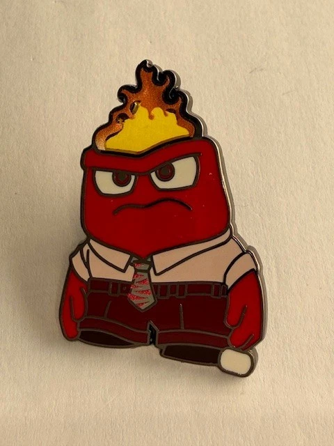 DIS - Anger - Roasting Marshmallows - Inside Out Flair 2021 Disney Pin D9