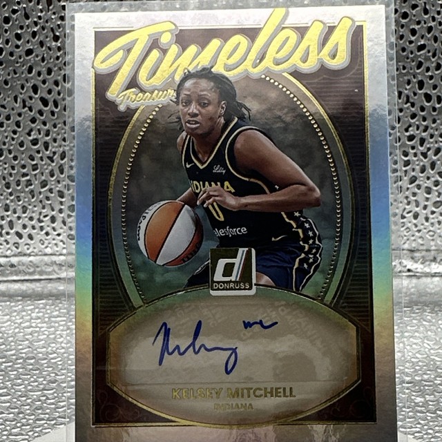WNBA 2026 Donruss Timeless Treasures Autograph Kelsey Mitchell Indiana Fever