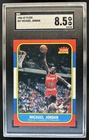 1986-87 Fleer Michael Jordan Rookie RC #57 Bulls SGC 8.5