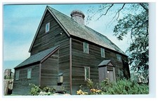 Goult Pickman House Salem MA 1638 Oldest House Color Postcard