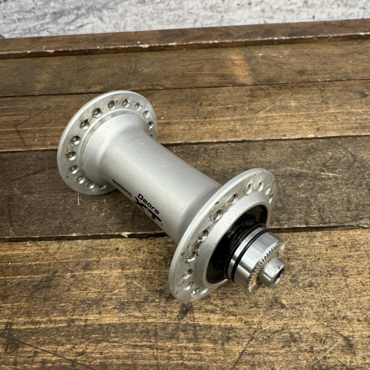 Vintage Shimano Deore XT HB-M770 Front Hub 36H 100mm QR Silver MTB