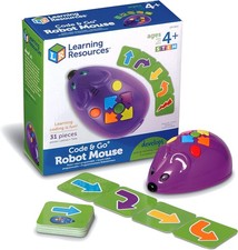 Image of Learning Resources Code & Go Robot Mouse, Ages 4+, Screen-Free Coding Toy, STEM