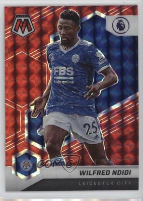 2021-22 Panini Mosaic Premier League Red Mosaic Prizm Wilfred Ndidi #29 0w93
