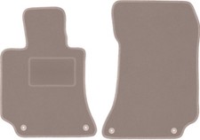 Fu&szlig;matten Automatten Vorne Velours Beige f&uuml;r Mercedes CLS W218 2009-2016