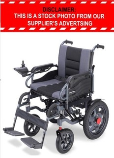 Power Wheelchair Grey & Black