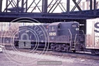 ORIGINAL KODACHROME CONRAL RAILROAD  GP7 # 5895 CLEVELAND, OH 1981