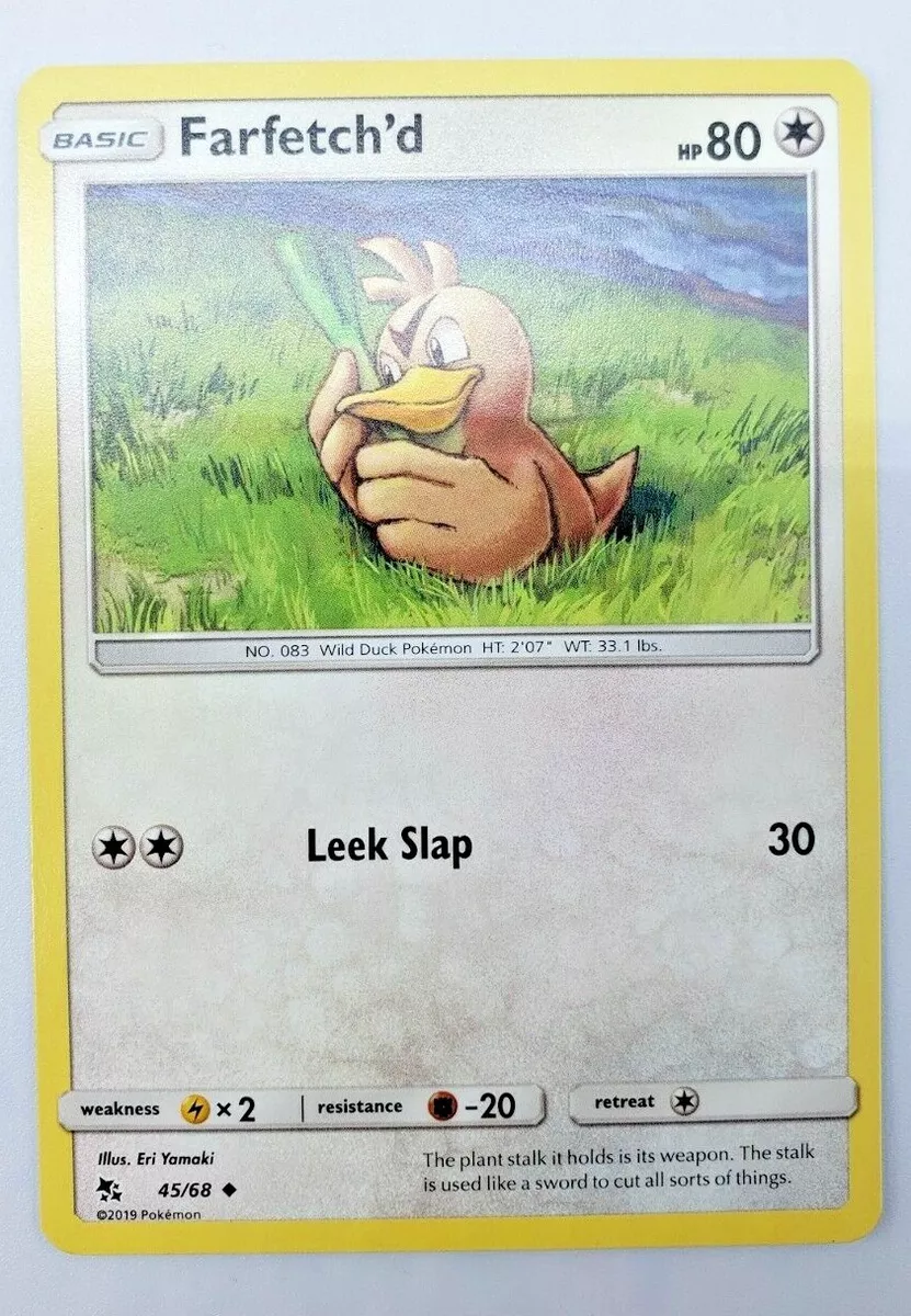 Pokemon Farfetch'd 45/68 Uncommon - Near Mint Condition - Hidden