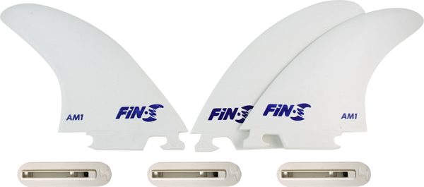 Fins Box Design Fin-S Production Set Am-1 White 3 Fins/3 Boxes Surfboard FIN - 3PCS KIT ...