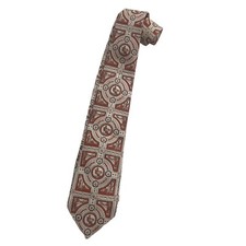 Vintage Neck Toe Mens Town raft Penney  s Geometric Pattern Dacron Material