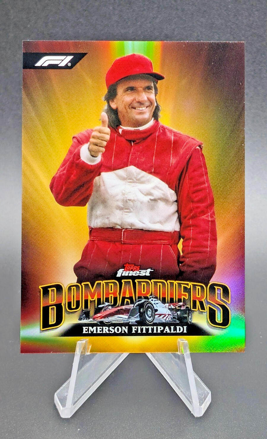 SSP 2024 Topps Finest F1 EMERSON FITTIPALDI Bombardiers SUPER SHORT PRINT