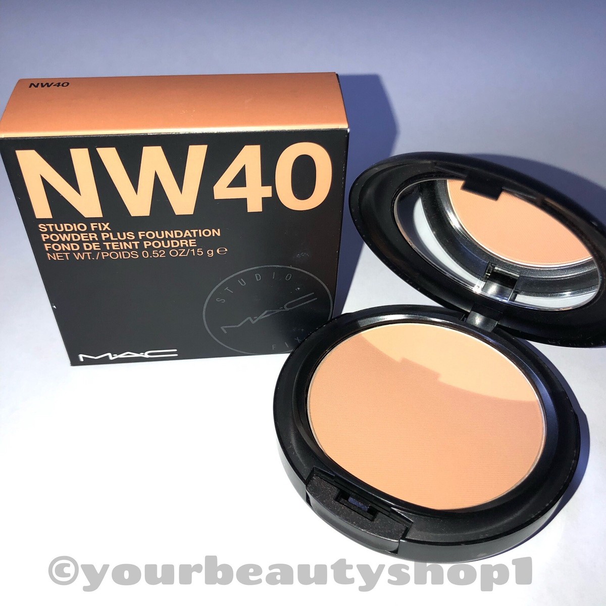 New MAC Studio Fix Powder Plus Foundation NW40 100% Authentic | eBay