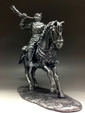 Tin toy soldiers Russian trumpeter from senior squad 54 mm figurine metal