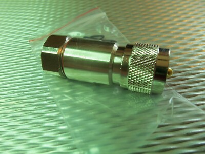 Heliax Coax Cable Adapter Connector 1/2'' FSJ4-50B PL259 Male SuperFlex